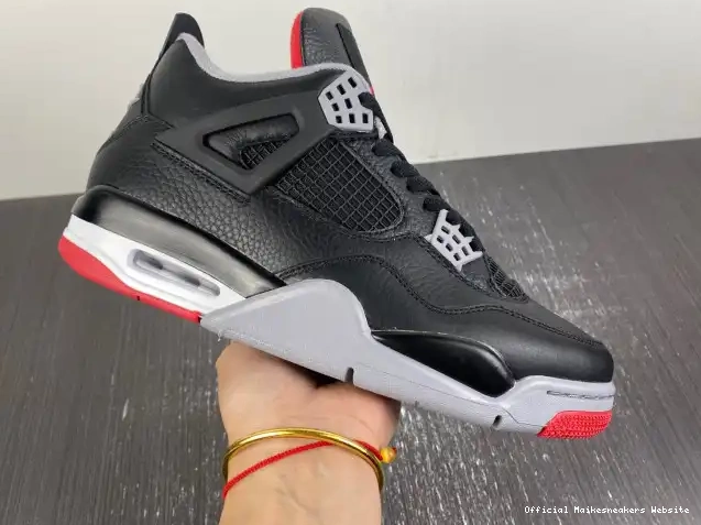Official Maikesneakers 4 FV5029-006 Jordan Bred Air Reimagined 0408